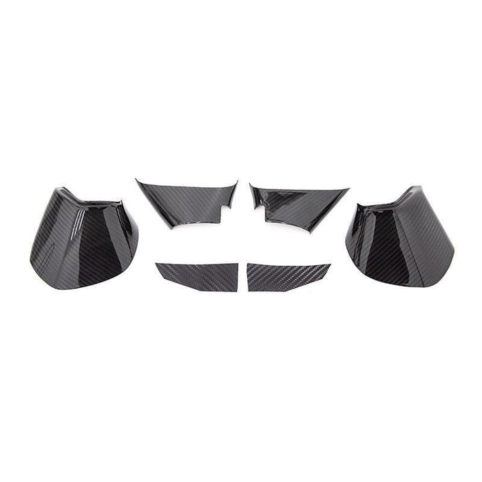 OLM LE Dry Carbon Fiber Lower Mirror Mount Cover - 15 WRX STI 15-17 Crosstrek 15-16 Impreza