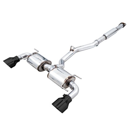 AWE Subaru BRZ/ Toyota GR86/ Toyota 86 Touring Edition Cat-Back Exhaust- Chrome Silver, Black Chrome Tips