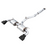 AWE Subaru BRZ/ Toyota GR86/ Toyota 86 Touring Edition Cat-Back Exhaust- Chrome Silver, Black Chrome Tips