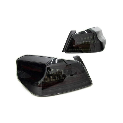 OLM Spec CR Tail Lights (Smoked Lens Black Base) - 2015-2021 Subaru WRX STI