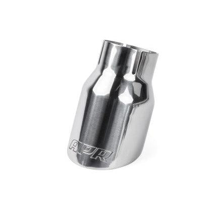 APR Double-Walled 3.5in Slash-Cut Tips - Polished Silver - Set of 2