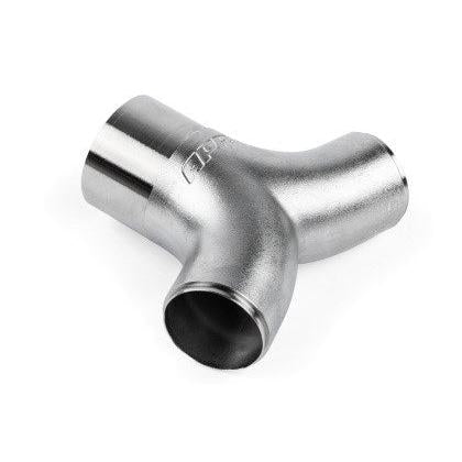 APR Cast T304 Stainless Steel Y-Splitter - 76mm to Dual 63.5mm (3in to Dual 2.5in)