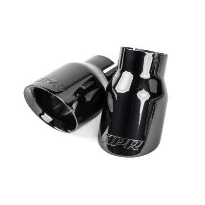 APR Double-Walled 3.5in Slash-Cut Tips - Diamond Black - Set of 2