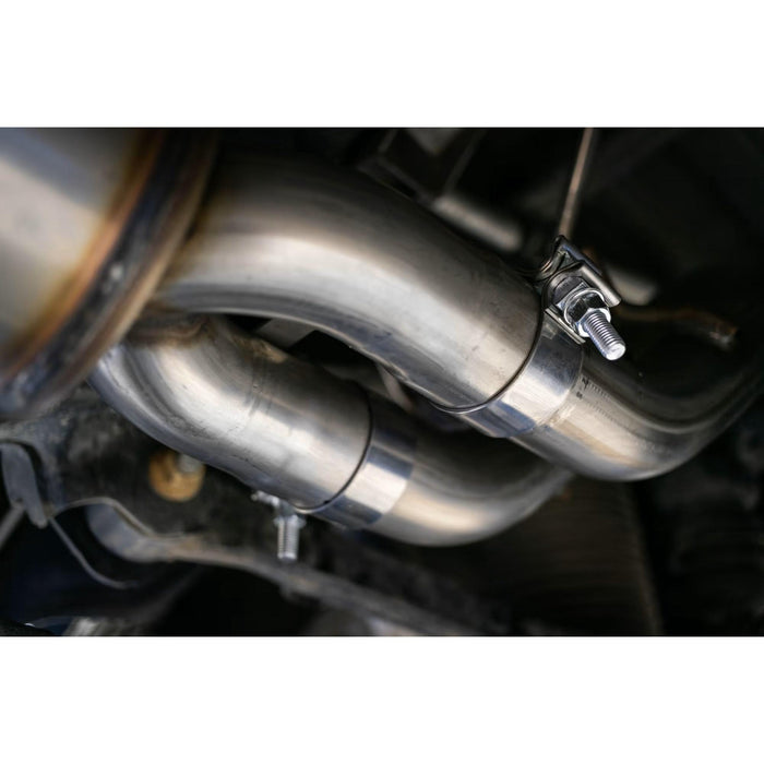 MBRP 2019+ Ram 1500 5.7L (CrewCab/QuadCab ONLY) 2.5in Cat Back Dual Split Rear w/ 4.5in Tip