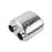 APR Premium Sound Absorption Muffler - Dual 63.5mm (2.5in) - Oval Body 220mm x 169mm x 211mm