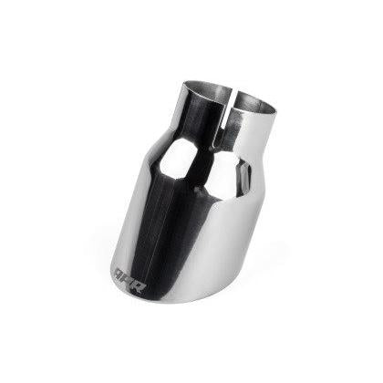 APR Single-Walled 3.5in Slash-Cut Tips - Polished Silver - Set of 2