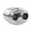 APR Premium Sound Absorption Muffler - Dual 63.5mm (2.5in) - Oval Body 220mm x 169mm x 211mm