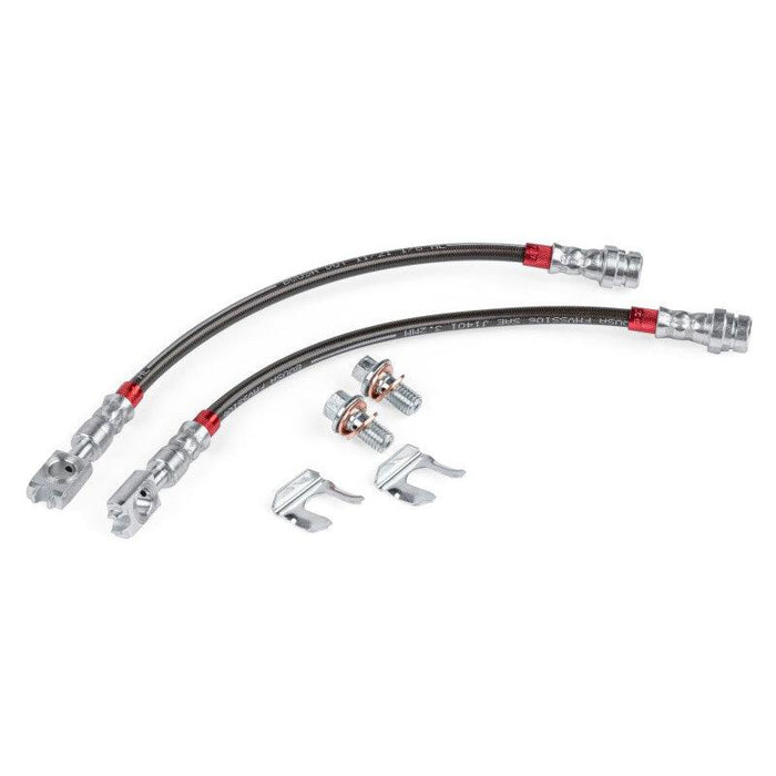 APR 15-24 Volkswagen GTI/19-24 Volkswagen Jetta Braided Stainless Steel Brake Line Set - Rear