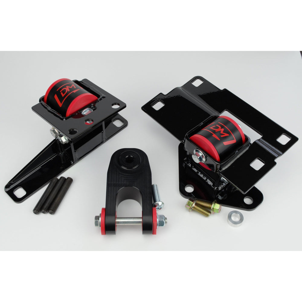 Damond Motorsports-Focus ST/RS Full Motor Mount Set-Black-Red-Race at Damond Motorsports