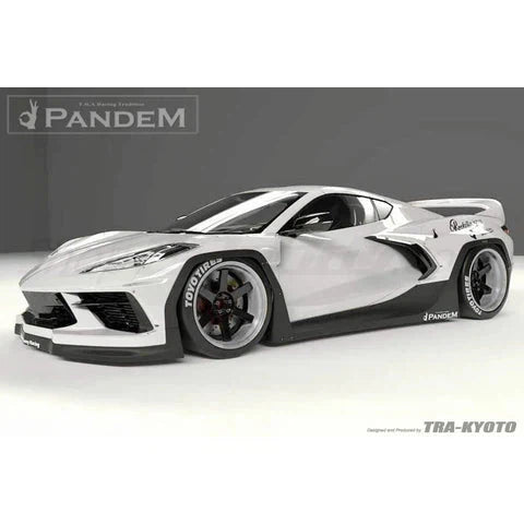 GReddy Pandem RB 2020+ Chevrolet Corvette C8 Complete Wide Body Aero Kit w/ Wing