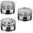 Manley 94-01 Acura Integra GSR (B18C1) 81mm STD Bore 12.5:1 Dome Piston Set with Rings