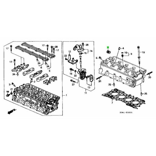 Honda Genuine Cam Seal Plug