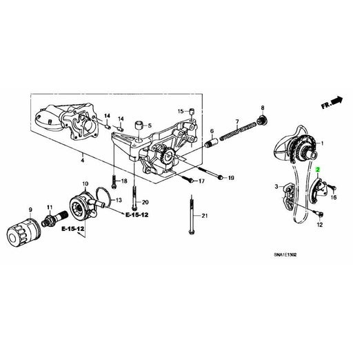 Honda Genuine Balance Shaft Chain Tensioner - K20 Type R