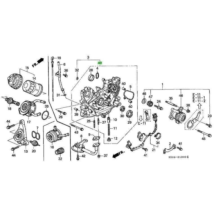 Honda Genuine Oil Pump - H22A