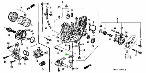 Honda Genuine Oil Strainer Gasket - F and H Series