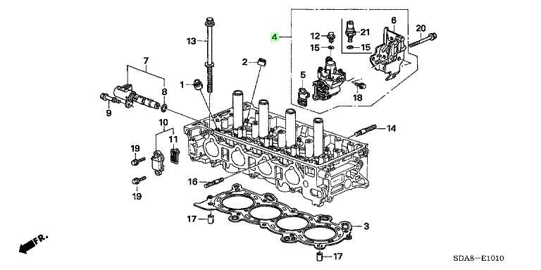 Honda Genuine VTEC Solenoid Spool Valve Assembly - K Series