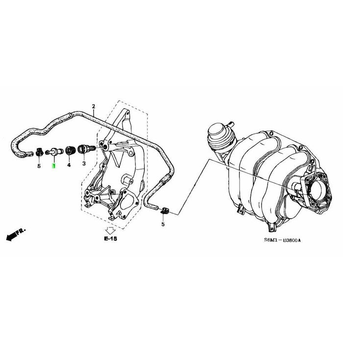 Honda Genuine PCV Valve Assembly - K Series