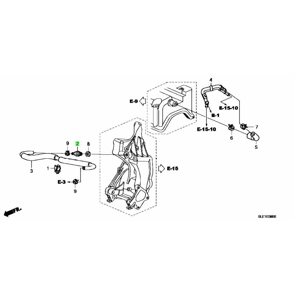 Honda Genuine PCV Valve - K20A/Z3/Z4, K24Z4/2/3