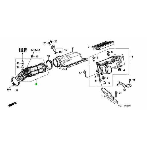 Honda Genuine Stepwgn Air Intake Tube