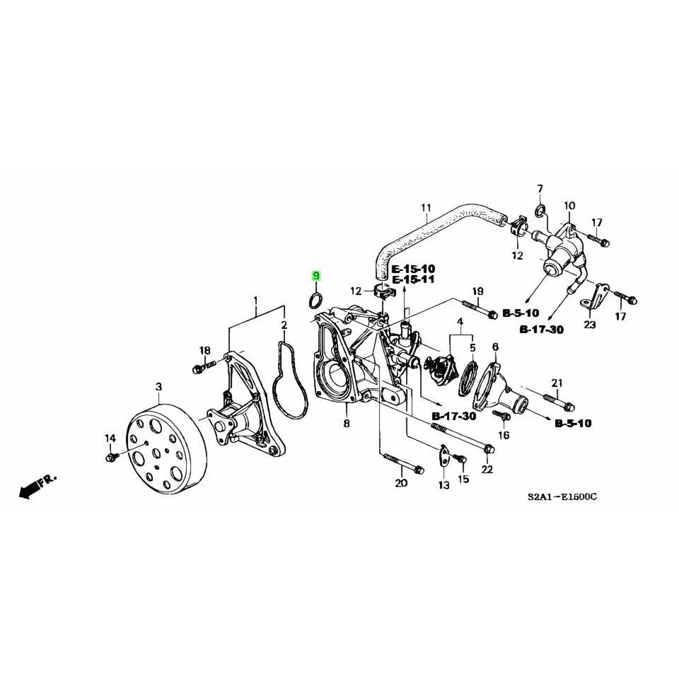 Honda Genuine - O Ring 43.8x3.1