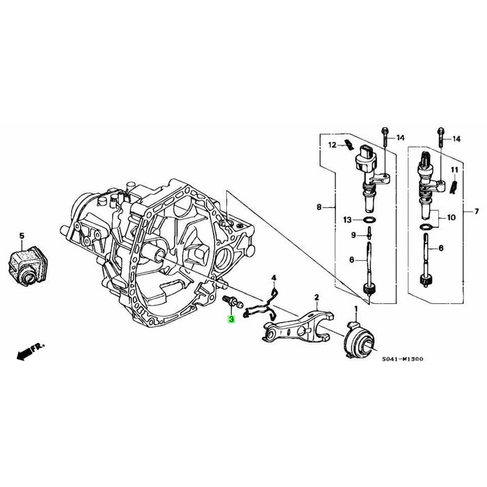 Honda Genuine - Clutch Release Bolt