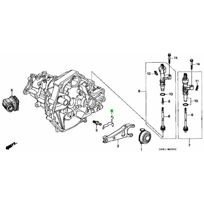 Honda Genuine D Series Spring - Clutch Release Fork