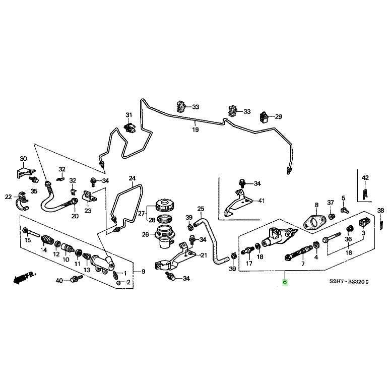 Honda Genuine Clutch Master Cylinder HR-V  D16W