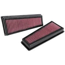 K&N Panel Filter, Mercedes-Benz E/G/S63 AMG, 4.0L V8, 18/22, (33-3140) PAIR