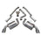 Injen Performance Exhaust System Part No. SES7300 2016-2023 Chevrolet Camaro L4-2.0L Turbo
