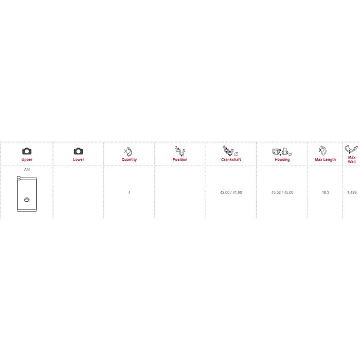 King Engine Bearings - Honda D15A2/D15A3/D15B1/D15B2/D15B7/D15B8/D15Z1 (Size STD) Rod Bearing Set