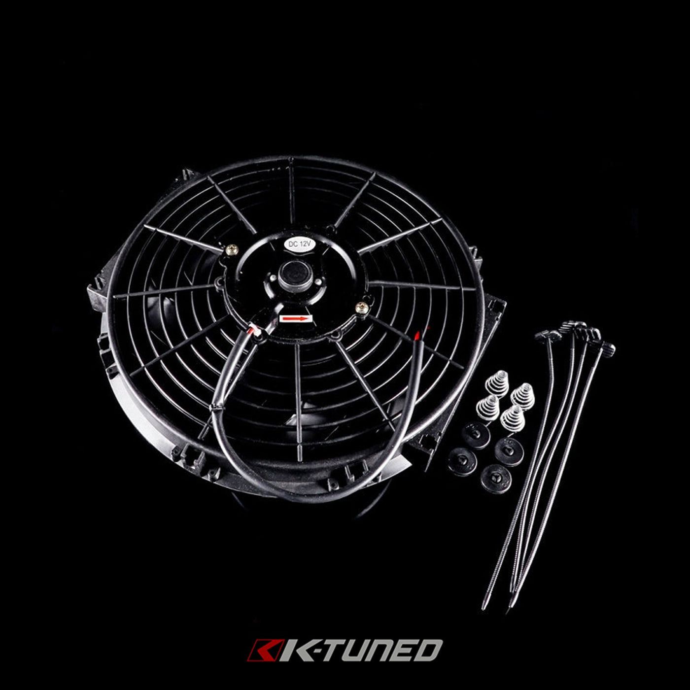 K-Tuned 12' Slim Radiator Fan (w/ Mounting Kit) — Speed Science