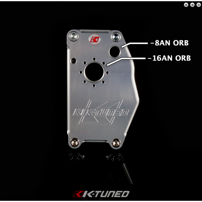K-Tuned K Series Alternator Water Plate Kit (w/ electric water pump)