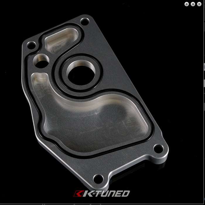 K-Tuned K Series Alternator Water Plate Kit (w/ electric water pump)
