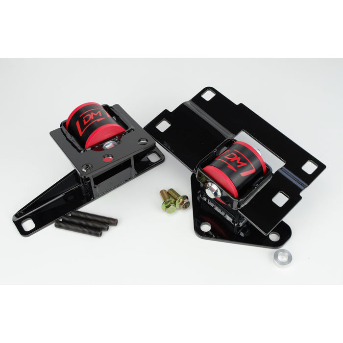 Damond Motorsports-Focus ST/RS Side Motor Mount Combo-Black-Red-Race at Damond Motorsports