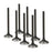 Supertech MazdaSpeed 3 DISI 2.3L Black Nitrided Dish Exhaust Valve - Set of 8