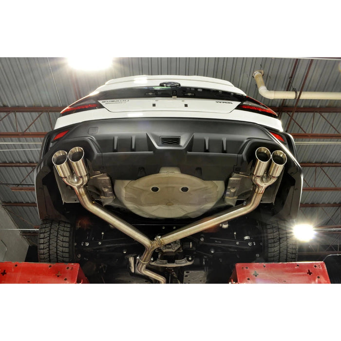 STM Stainless Dual Exit Cat-Back Exhaust for 2022+ WRX