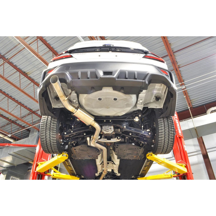 STM Stainless Single Exit Cat-Back Exhaust for 2022+ WRX