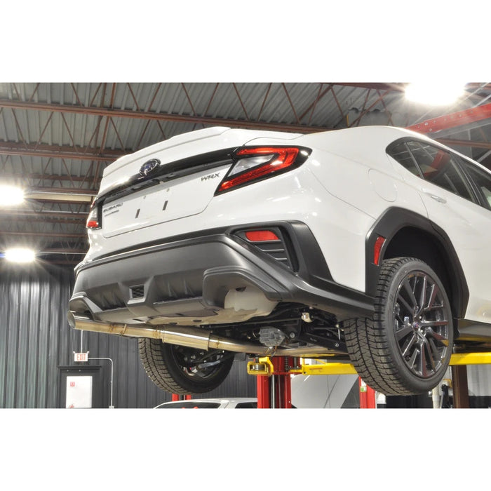 STM Stainless Single Exit Cat-Back Exhaust for 2022+ WRX