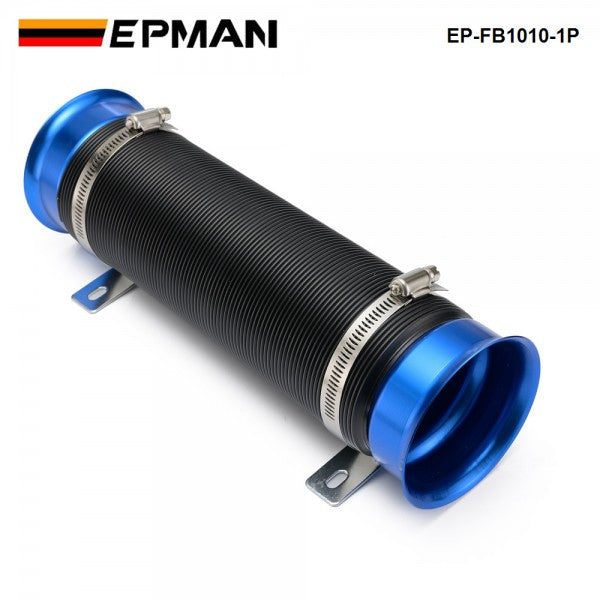 EPMAN Universal 76mm Air Intake Induction Kit - Flexible Pipe 100CM