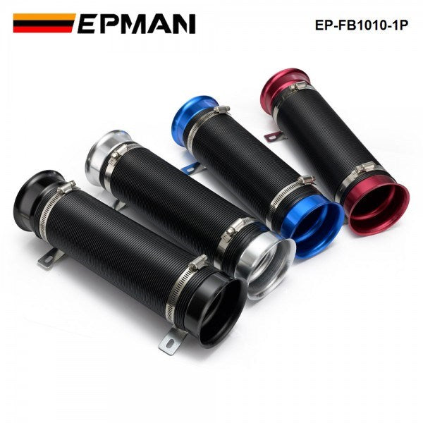 EPMAN Universal 76mm Air Intake Induction Kit - Flexible Pipe 100CM