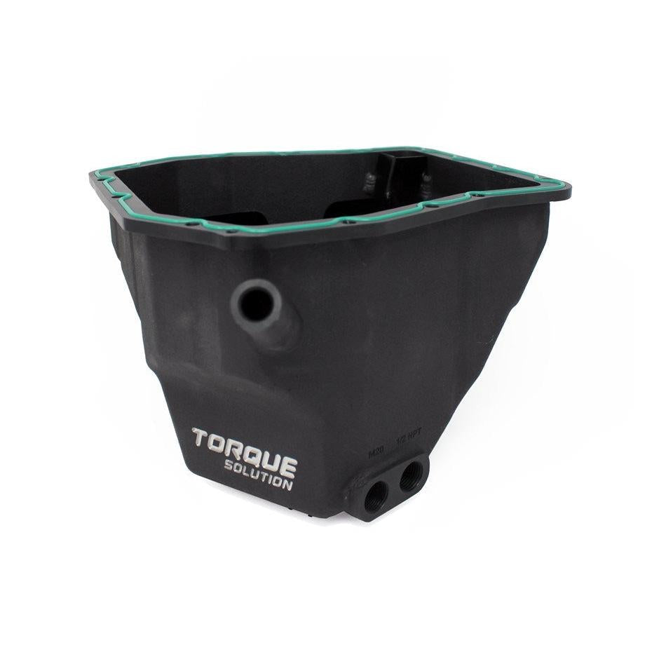 Torque Solution HD Oil Pan (Black): Subaru EJ Engines