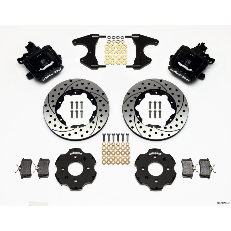 Wilwood Combination Parking Brake Rear 11In Kit Drilled 2.46Hub