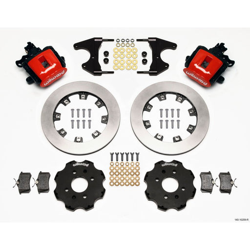 Wilwood Combination Parking Brake Rear Kit 2.46 Hub Red