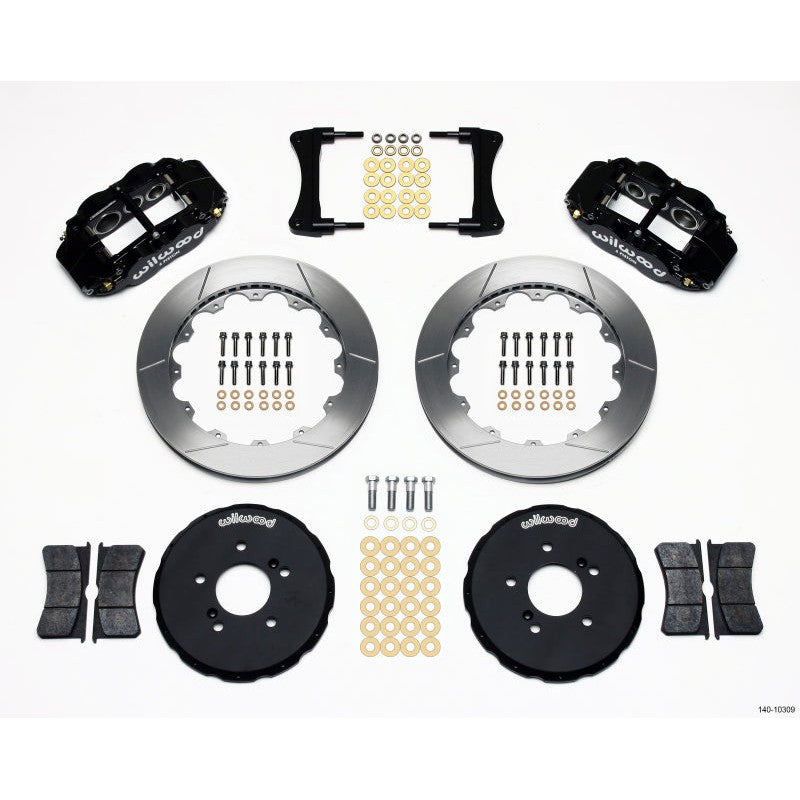Wilwood Narrow Superlite 6R Front Hat Kit 12.88in Red 2006-Up Civic / CRZ main image 0