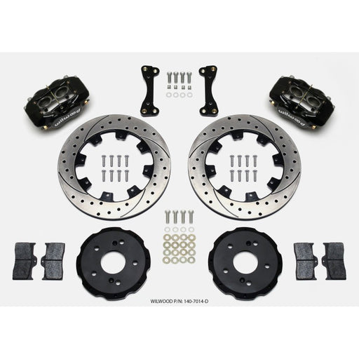 Wilwood Forged Dynalite Front Hat 12.19In Kit Drilled