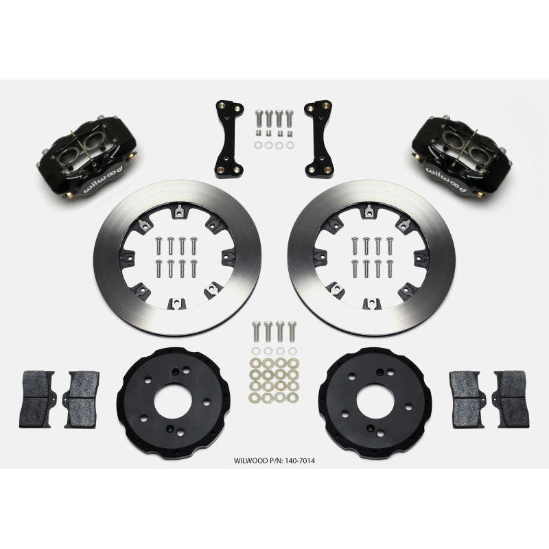 Wilwood Forged Dynalite Front Kit 12.19in Drilled Magnum Force Drop Spndle main image 0