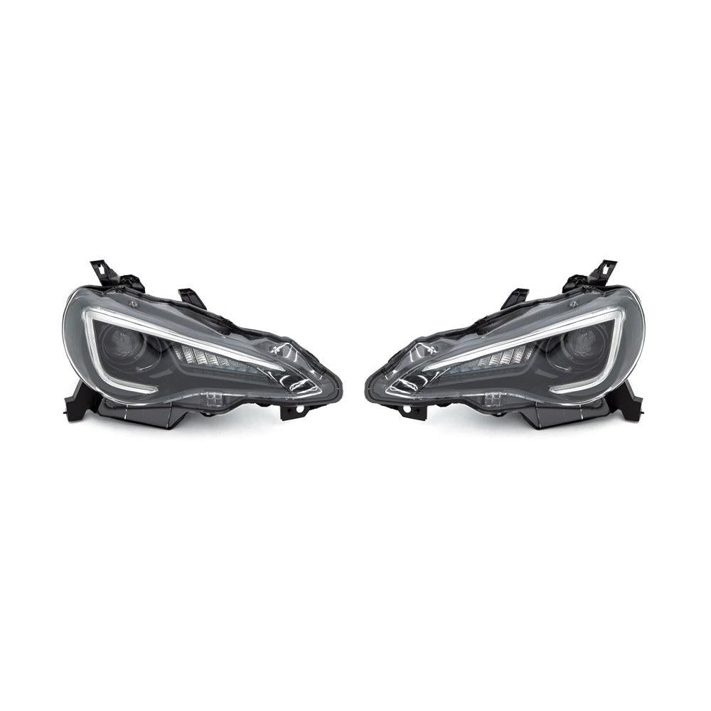 OLM Sequential Style Headlights w 6000k HID - 13 FT86 BRZ