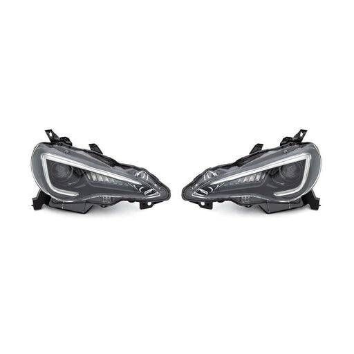 OLM Sequential Style Headlights w 6000k HID - 13 FT86 BRZ