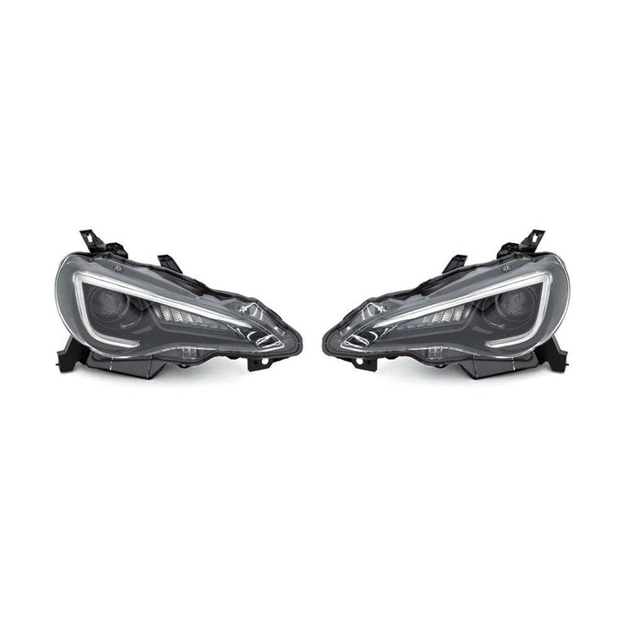 OLM Sequential Style Headlights w 6000k HID - 13 FT86 BRZ