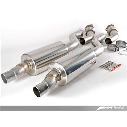 AWE Tuning Audi B8 / B8.5 S4 3.0T Touring Edition Exhaust - Chrome Silver Tips (90mm)